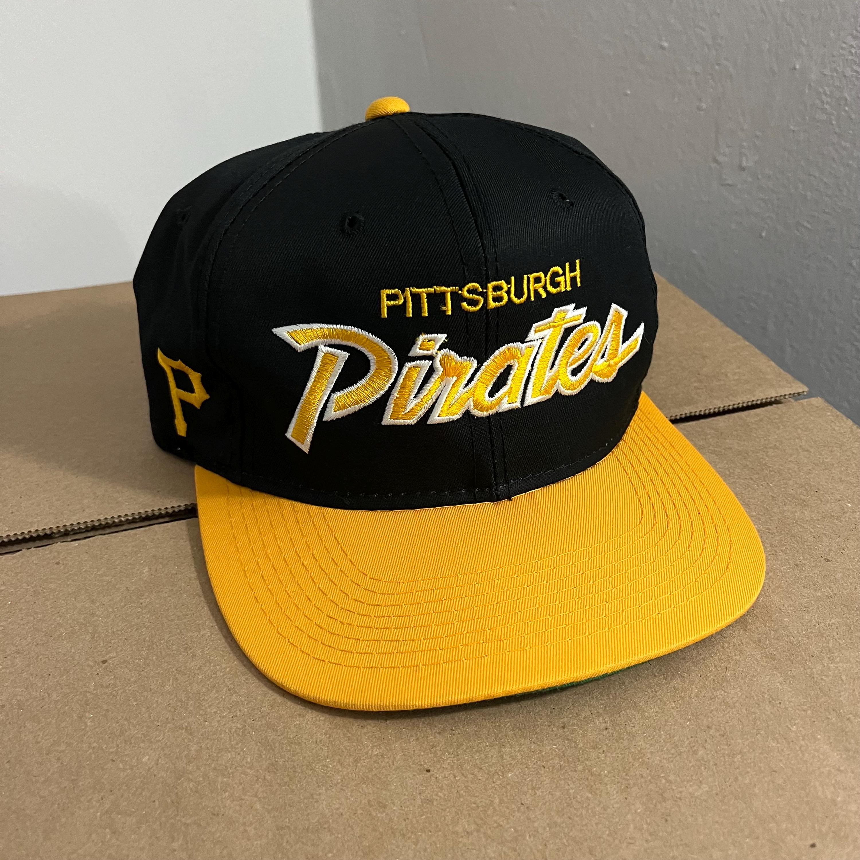 Vintage Pittsburgh Pirates Snapback Hat Sports Specialties Script