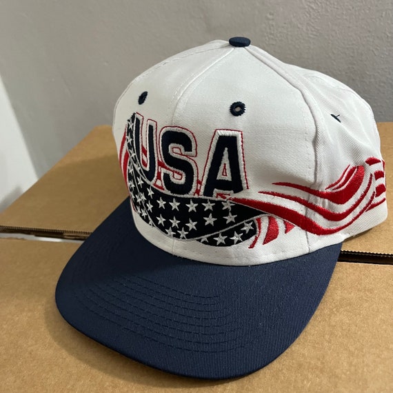 Vintage 1996 Olympics snapback hat Atlanta USA - image 3