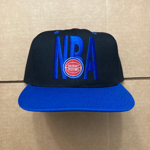 Vintage Detroit Pistons Snapback Hat Basketball Bad Boys Nba