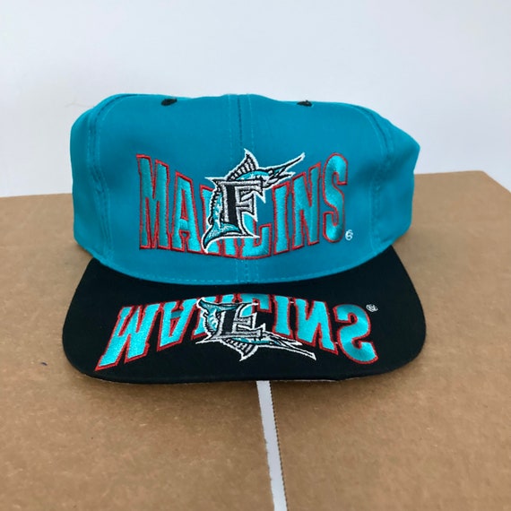 Vintage Florida Marlins Snapback Hat 