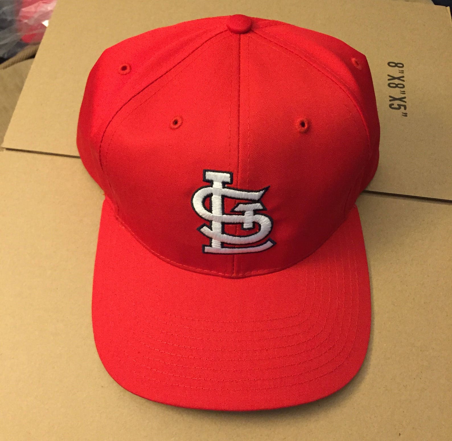 Casquette Snapback New Era St Louis Cardinals - Rouge Et Blanche, Baseball Rétro