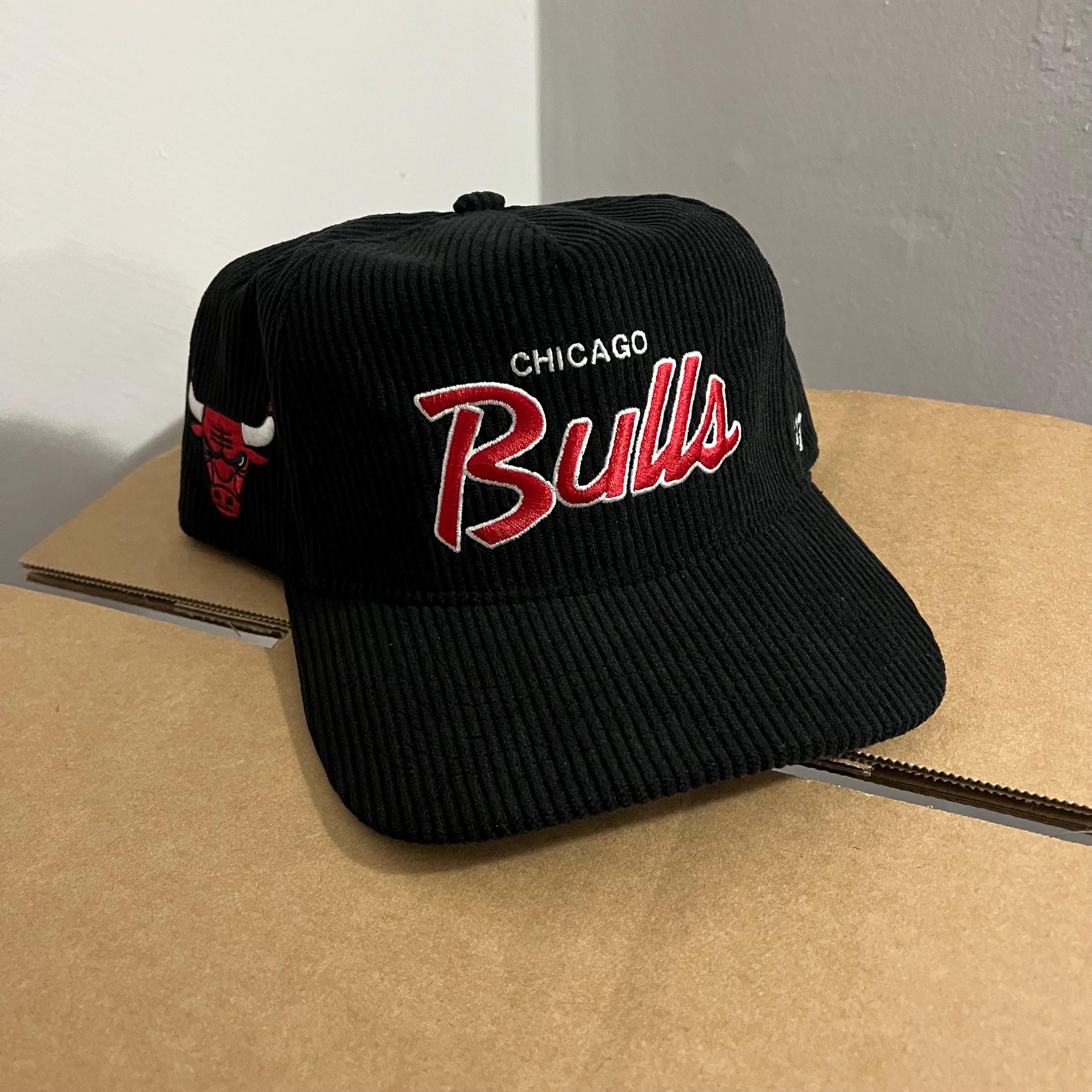 HOT Old School Caps Chicago Bulls Old School Custom Bulls Hat