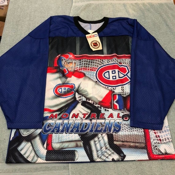 vintage NWT deadstock Montreal Canadiens jersey X… - image 1