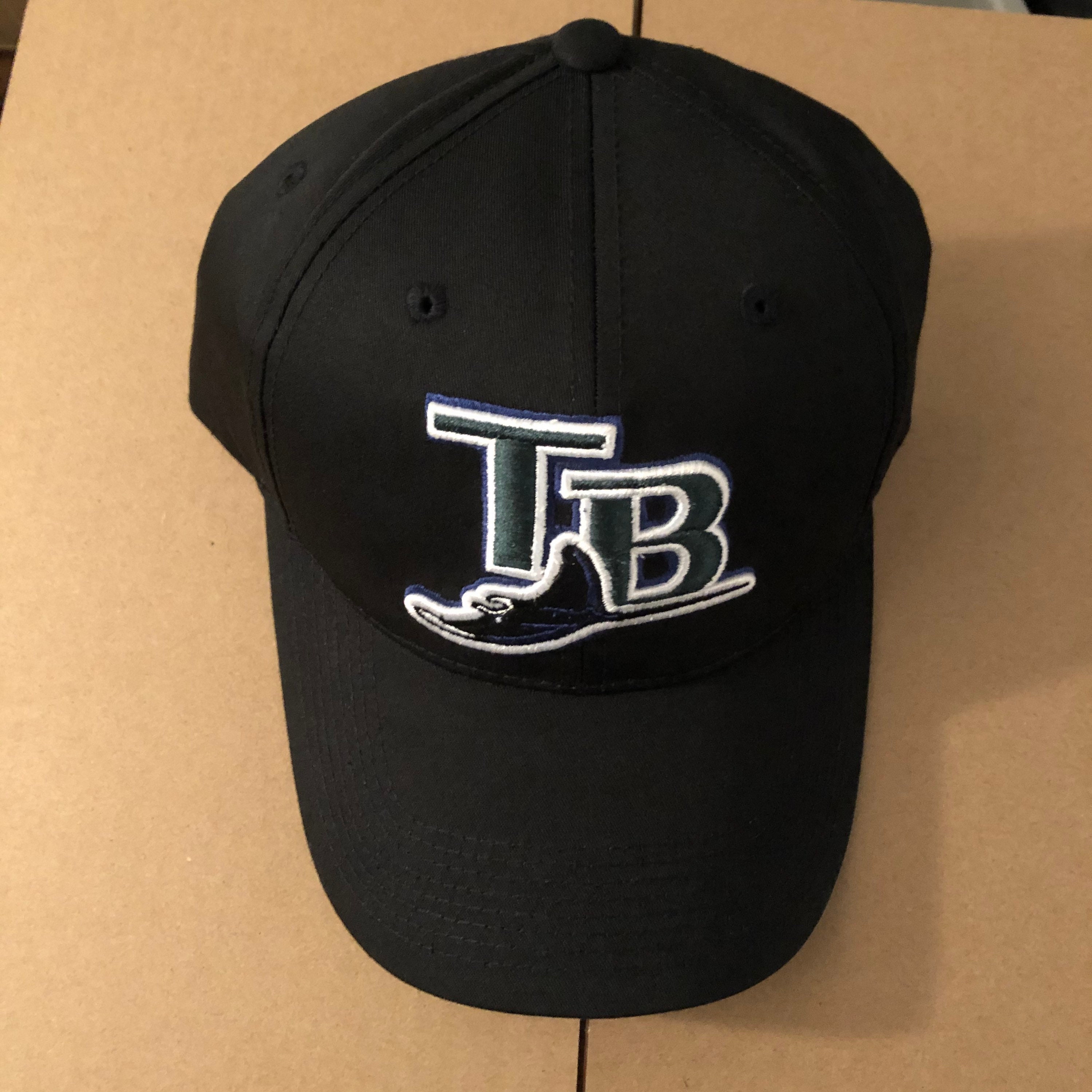 Vintage Tampa Bay Devil Rays Snapback Hat Cap MLB 90s Snap Back World Series TB Baseball