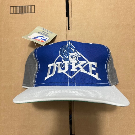 Men's New Era Graphite Duke Blue Devils Repreve Trucker 9FORTY Snapback  Adjustable Hat