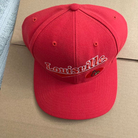 Vintage Louisville Cardinals Snapback Hat Cap University of 