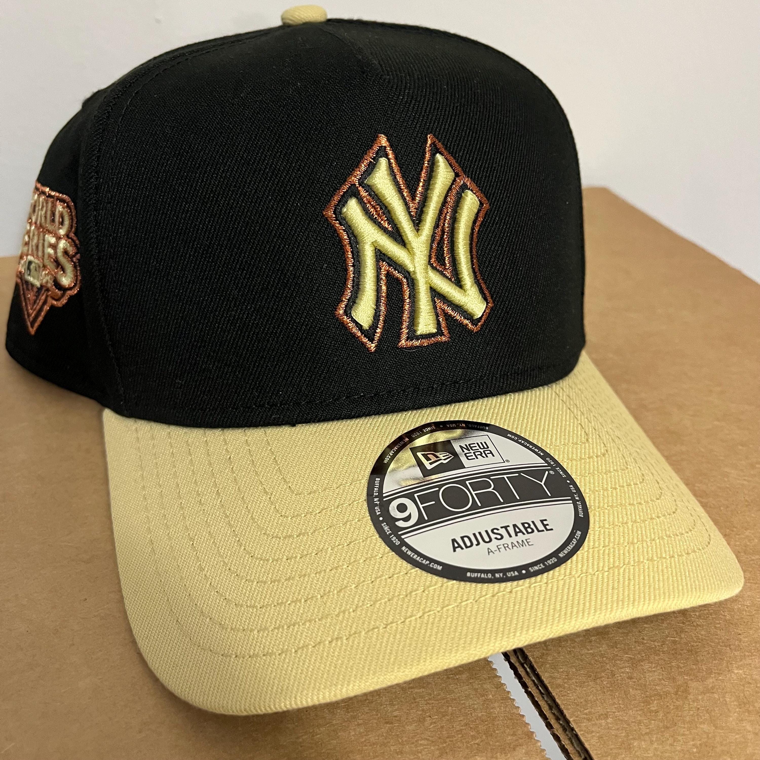 New Era Ny Black Cap - Etsy