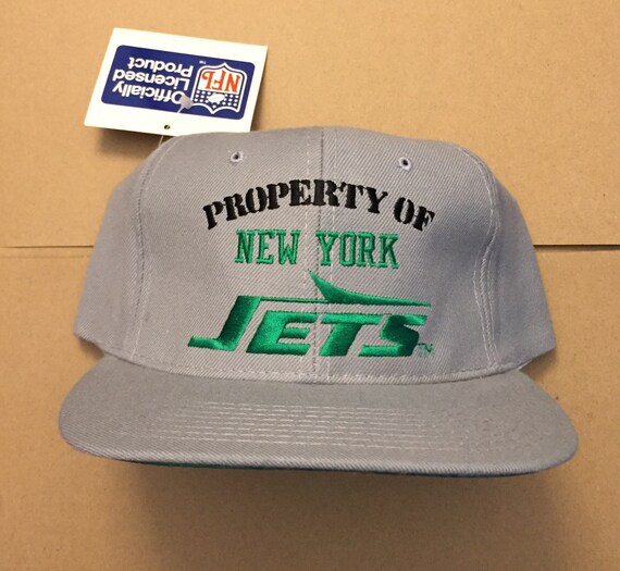Vintage Deadstock New York Jets Snapback Hat Cap 90s Jersey Logo Og 80s Nfl Darnold Snap Back Ny Nyj Propery Of Nwt