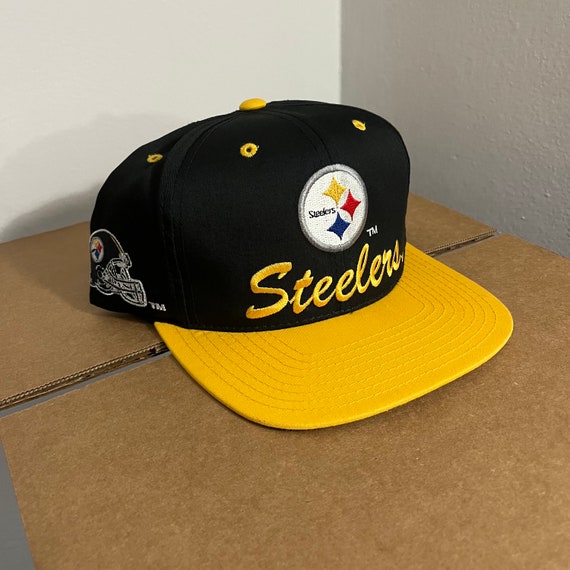 Vintage Pittsburgh Steelers Snapback Hat Cap 90s Jersey Logo