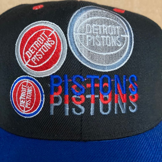 Vintage Detroit Pistons snapback hat basketball bad b… Gem
