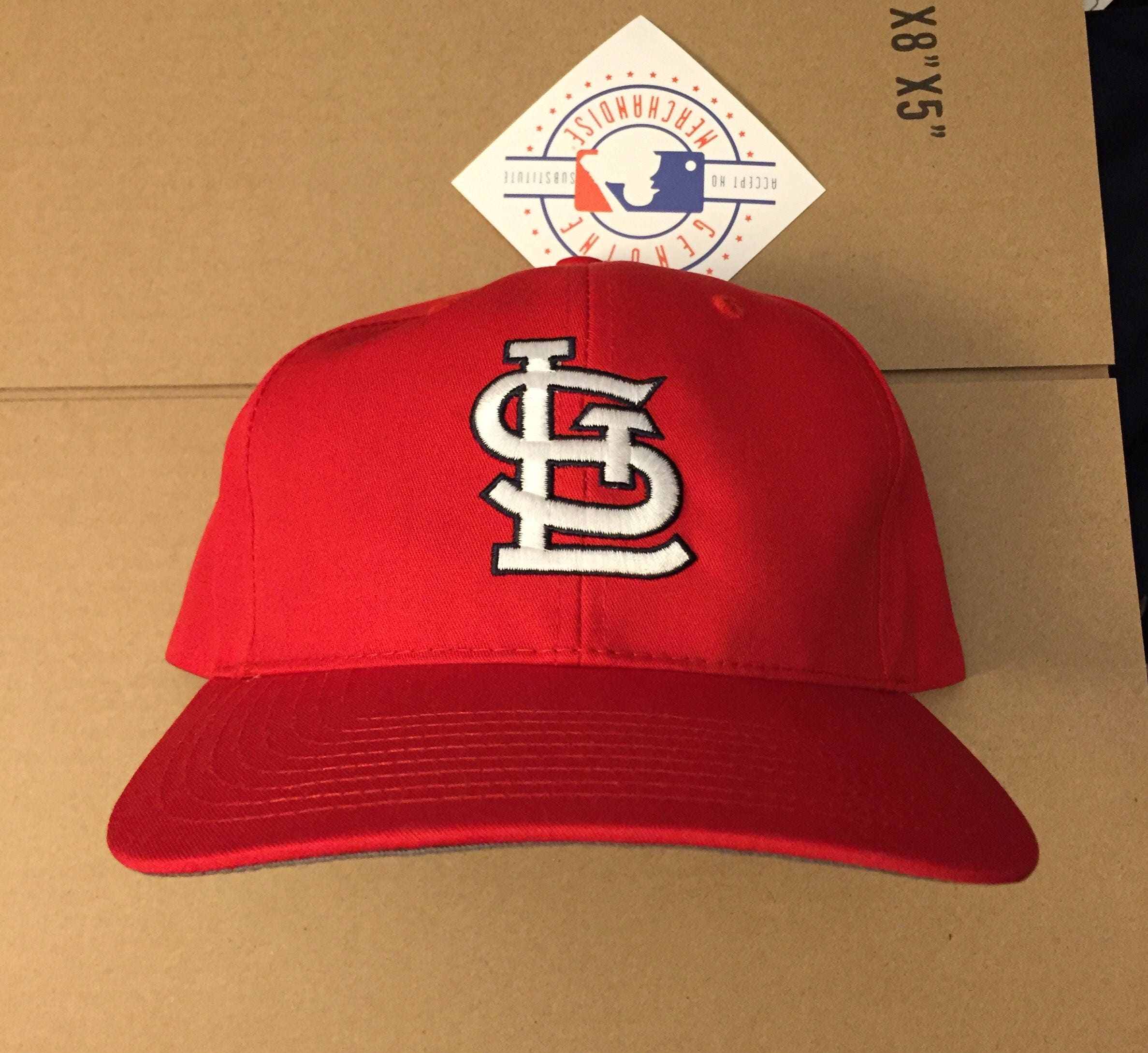 VINTAGE St Louis Cardinals Hat Cap Snapback Twins Enterprises Men White  Adjust