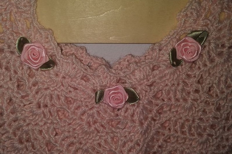 The Cutest Crochet Soft-Pink BabyToddler Dress!