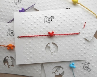 Handmade Mickey Mouse Wish Bracelet, Disney Cruise Gift