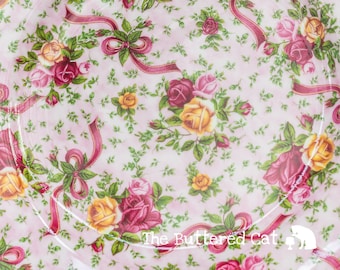 Vintage Royal Albert Old Country Roses Luncheon Plate: Pink Chintz, Ruby Celebration