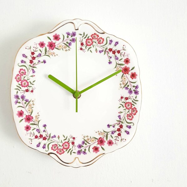 Plate Wall Clock Etsy