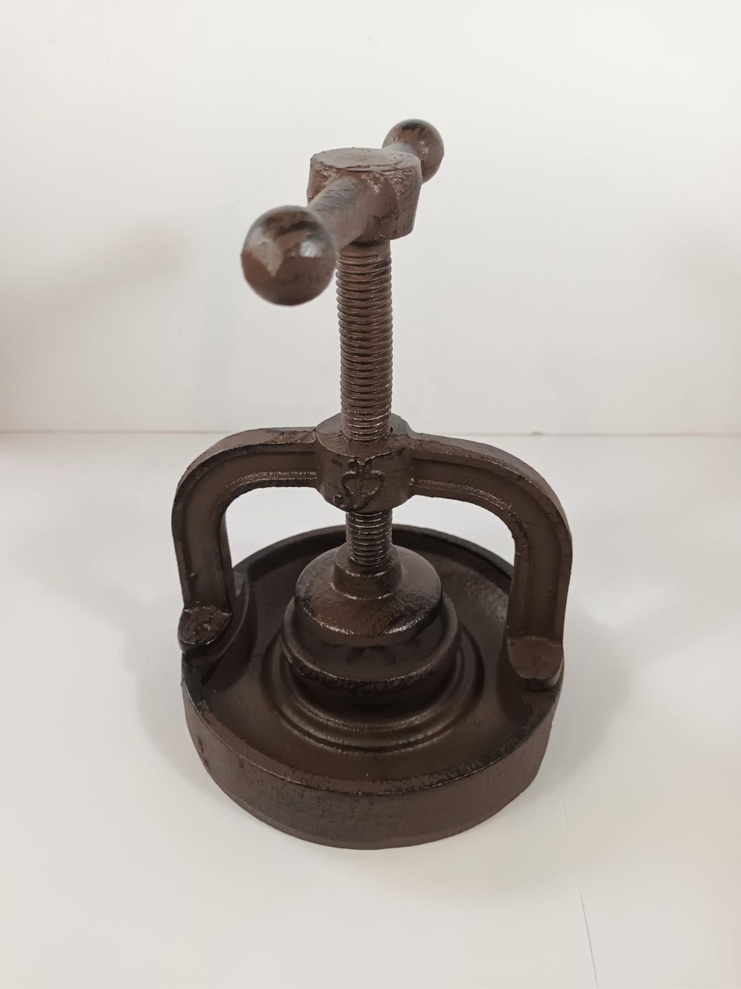Early 20thc Cast Iron Table Press Artificial Flowers Millinery 7 1/2 ...