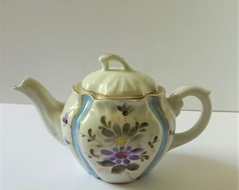 アンティーク 18 世紀 フランケンタール ドイツ磁器 ティーポット 花が