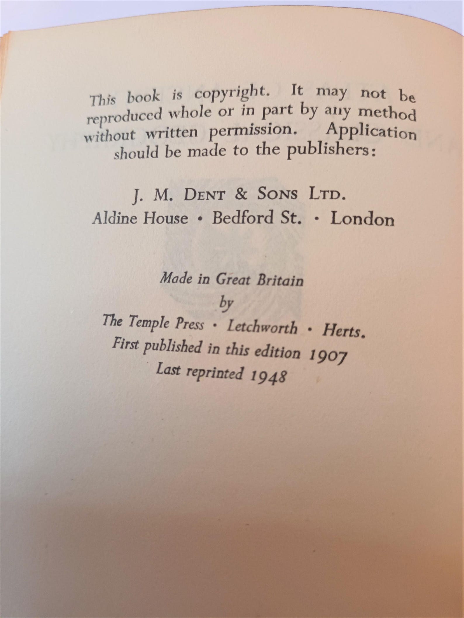 1948 Everyman's Library No. 451 Atlas of Ancient & Classical Geography ...