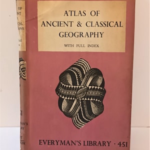 1948 Everyman's Library n° 451 Atlas de géographie ancienne et classique Eric Ravilious DJ