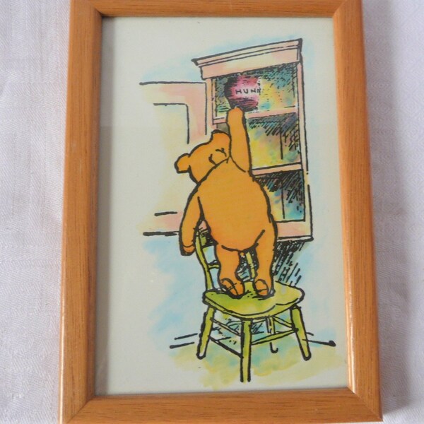Winnie the Pooh Framed Art Etsy UK