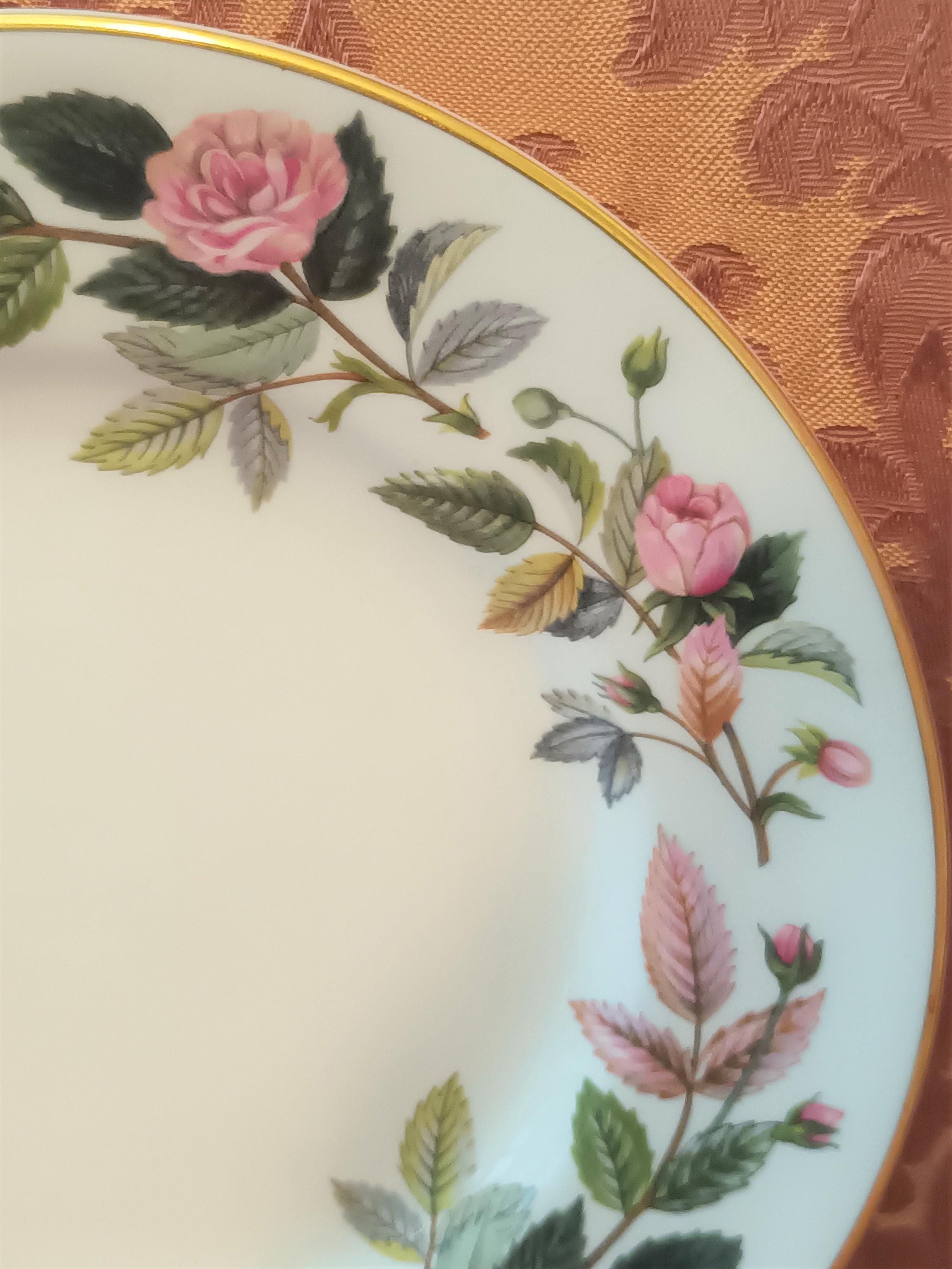 Wedgwood 'hathaway Rose' Tea Cup, Saucer and Side Plate Pink Roses