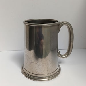 Gladwin English Pewter Sheffield Tankard One Pint  5&quot; 12.5cms