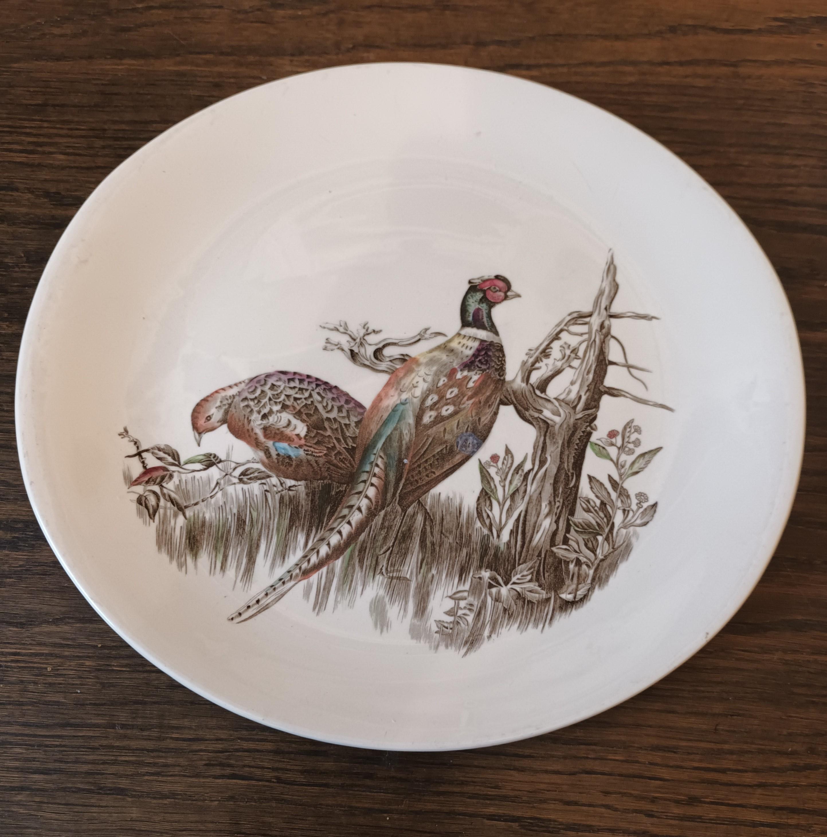 Vintage Johnson Bros Pheasant Serving Platter: Game Birds Series