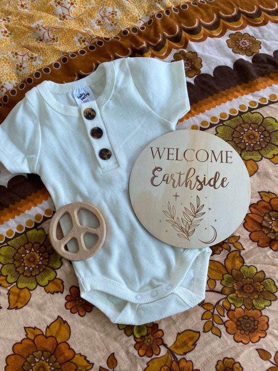 birth announcement disc