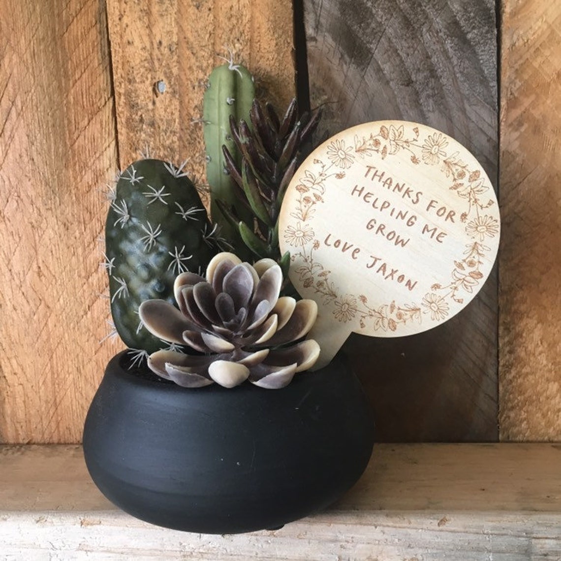 Personalised Planter Stick Bulk Available Etsy Australia
