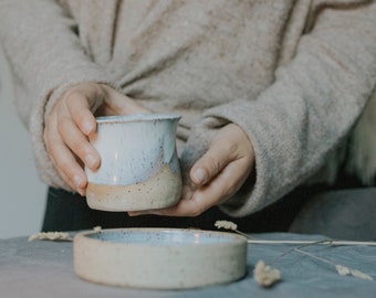 Ceramic coffee cup, rustic ceramic cup, handmade mug, ceramic coffee cup, handmade ceramics, housewarming gift - Opal Cup