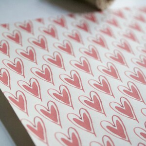 Printable Wrapping Paper Love Digital Paper Romantic Gift - Etsy
