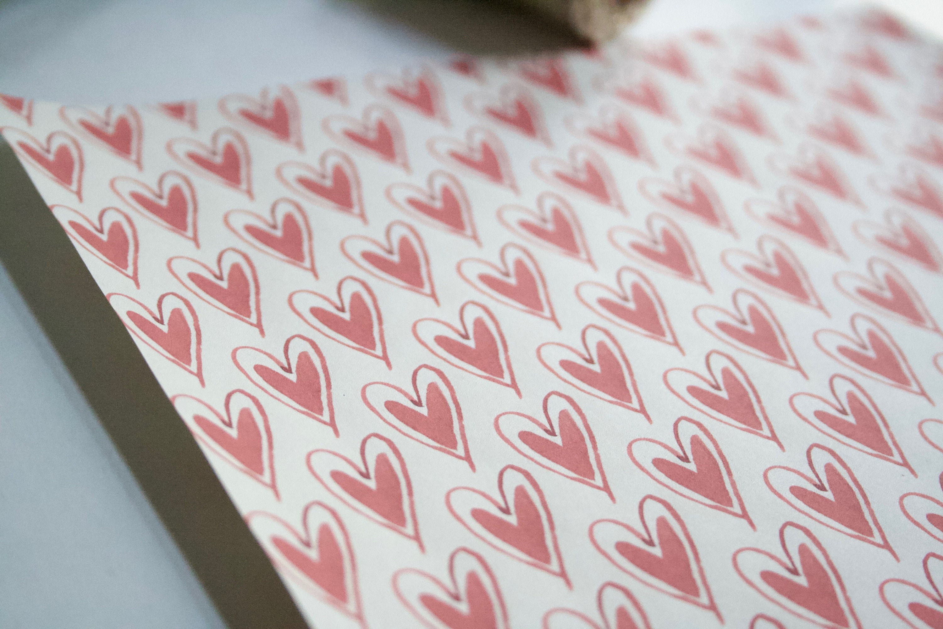 Printable Wrapping Paper Love Digital Paper Romantic Gift - Etsy