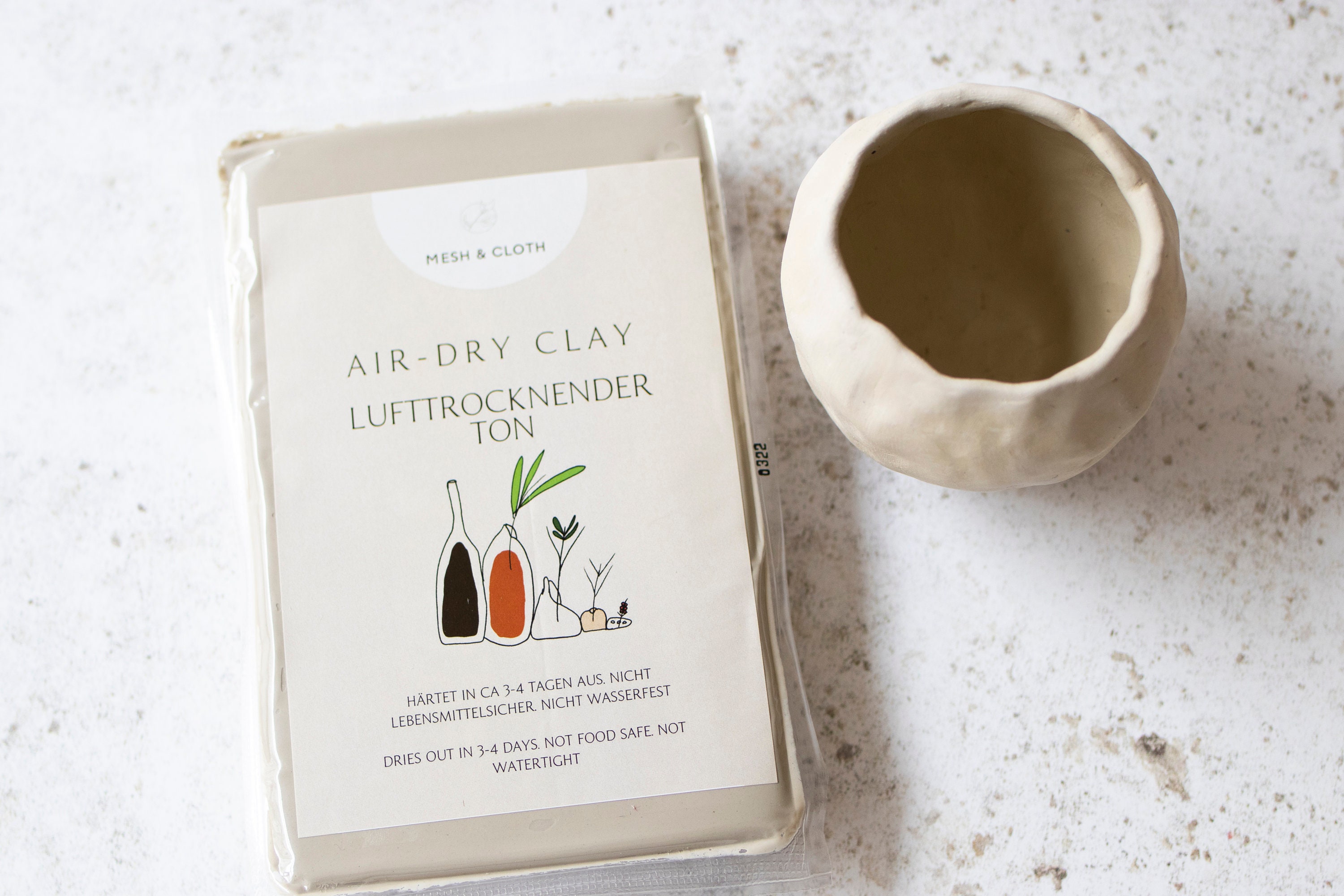 Air-dry Clay Kit, Clay Kit, Home DIY Clay Kit, Home Pottery Kit