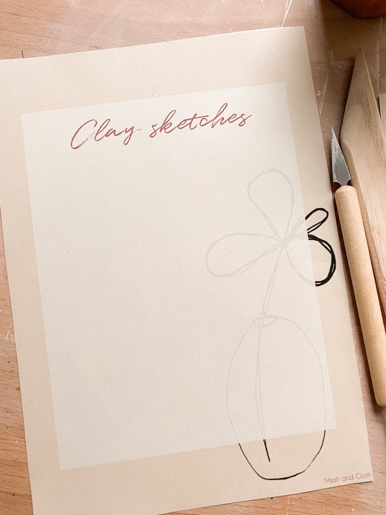 Printable Pottery Log Pottery Journal Ceramics Diary Etsy