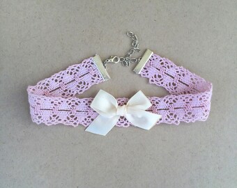 Cotton Candy Chokers  - Lace Kawaii Sweet Gothic Lolita Choker Chocker Necklace