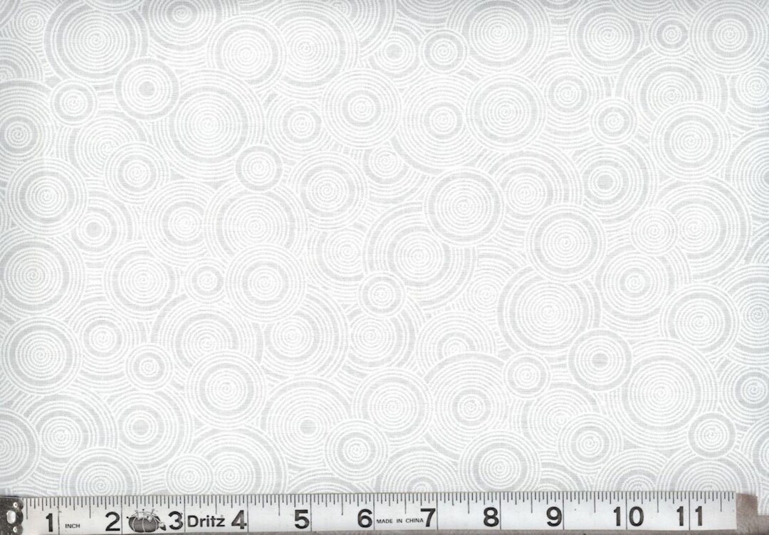 108 Extra Wide Quilt Backing by the Yard 100 Cotton White on White
