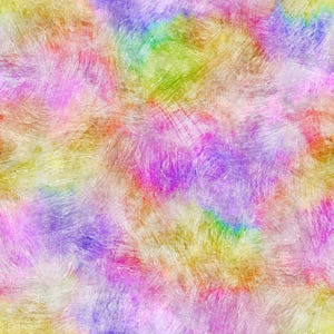 May include: Abstract digital art with a colorful, textured, and brushstroke-like pattern in shades of pink, purple, yellow, and green.