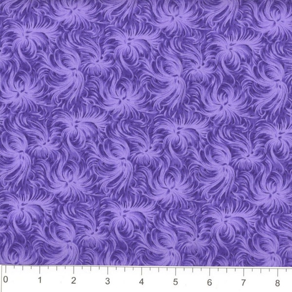 108" extra wide quilt backing BTY yards 100% cotton Day Dream Tonal Purple