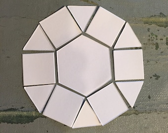 1" Rolling Stone Set For English Paper Piecing Shapes by All Quilty Choose Package Size