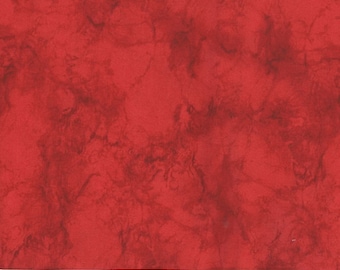 108" extra wide Marble RED quilt backing Quilter's Fabric By the Yard 100% cotton