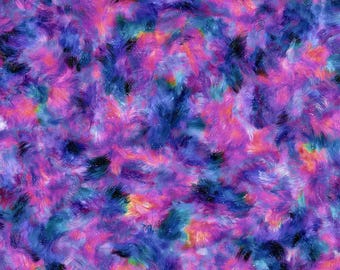 108" Extra Wide Quilt Backing By The Yard  Cotton Furr-EE Grape