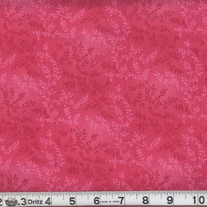 108" extra quilt backing Quilter's Fabric By The Yard 100% cotton Tonal Vineyard Hot Pink