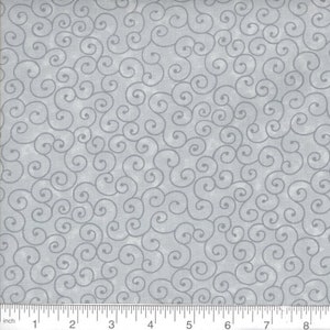 108" extra wide quilt backing BTY yards 100% cotton Tilt-a-Whirl Dove Gray