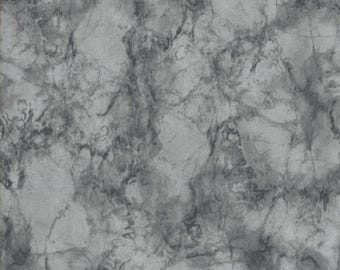 108" extra quilt backing Quilter's Fabric By the yard 100% cotton Marble Tonal Medium Gray