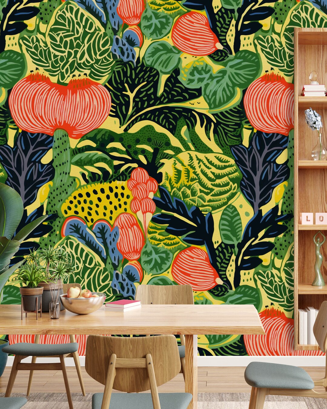 Renter Friendly Wallpaper Wallpaper Removable Wallpaper Peel Etsy