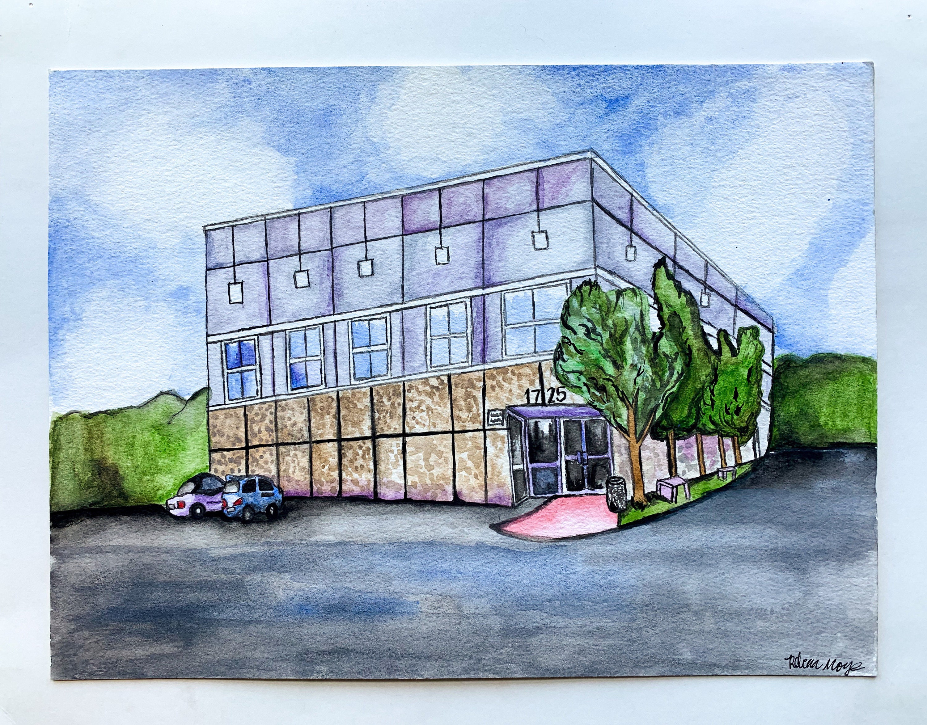 The Office TV show Pam Painting Art Print The office gifts Etsy