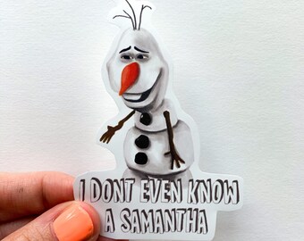 olaf sticker etsy coloriage di maria