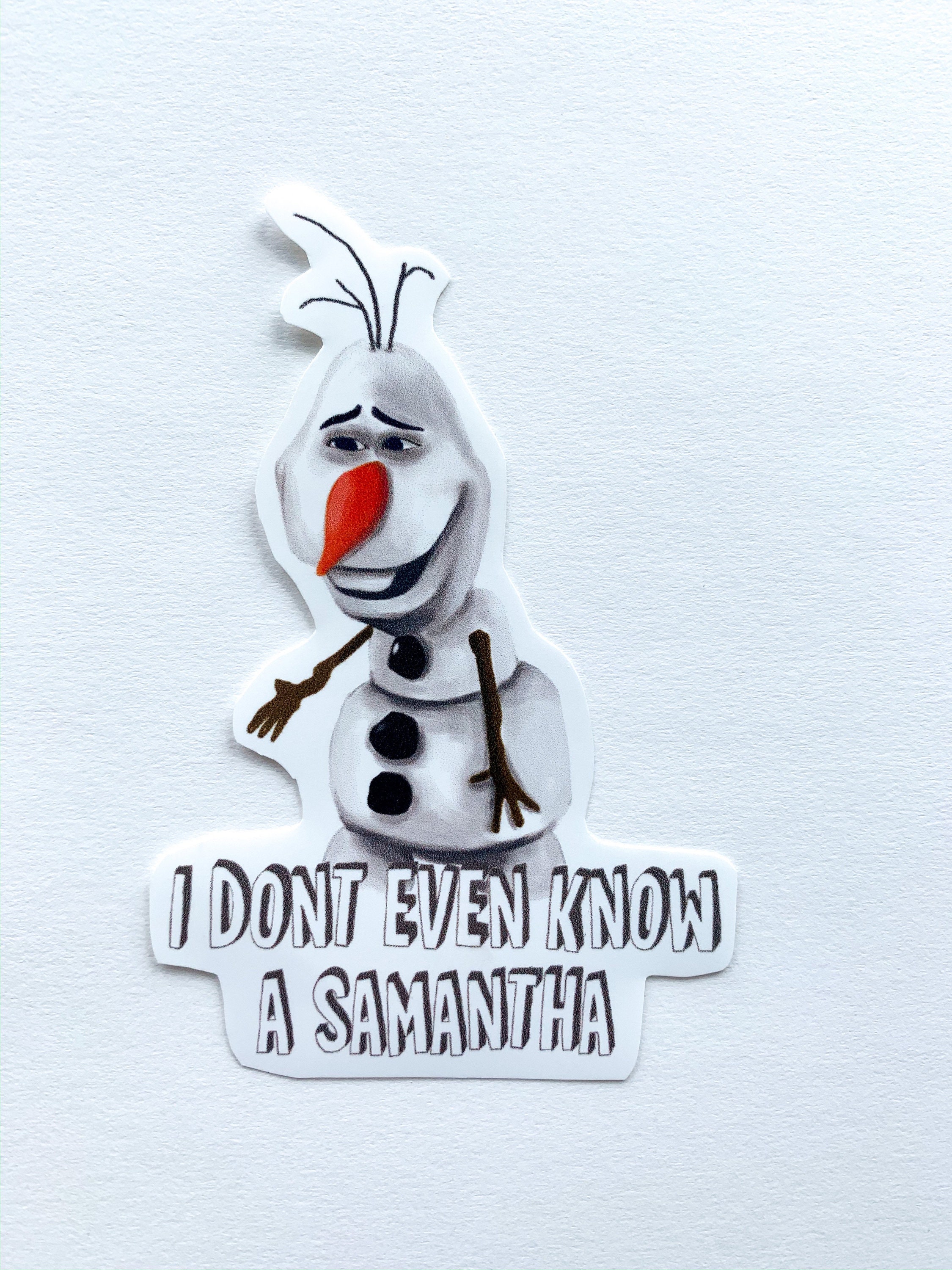 Frozen Sticker Olaf Stickers Disney Sticker Frozen Olaf Etsy