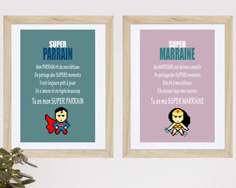 Citation Marraine Etsy