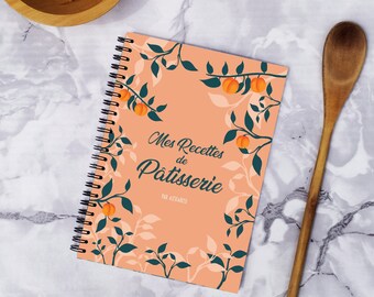 Cahier de recettes de pâtisseries A5 à remplir